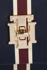 Tommy Hilfiger Saffiano Çapraz Askılı Kadın Çantası Tommy Red Mix