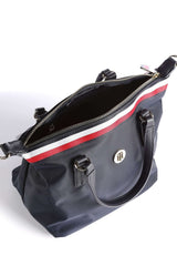 Tommy Hilfiger Poppy Small Tote Corp Kadın El Çantası Sky Captain