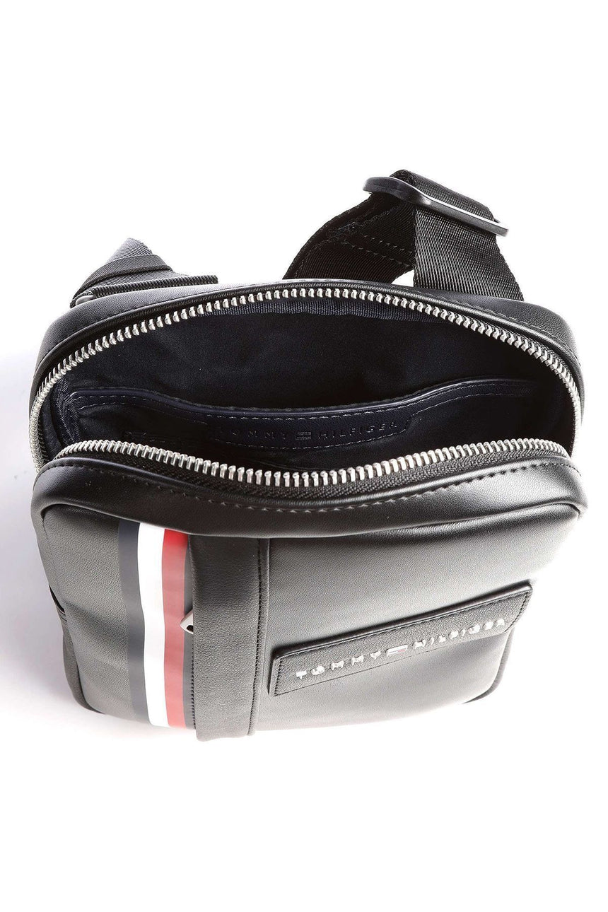 Tommy Hilfiger Th Metropolitan Mini Reporter Çapraz Askılı Erkek Çantası Black