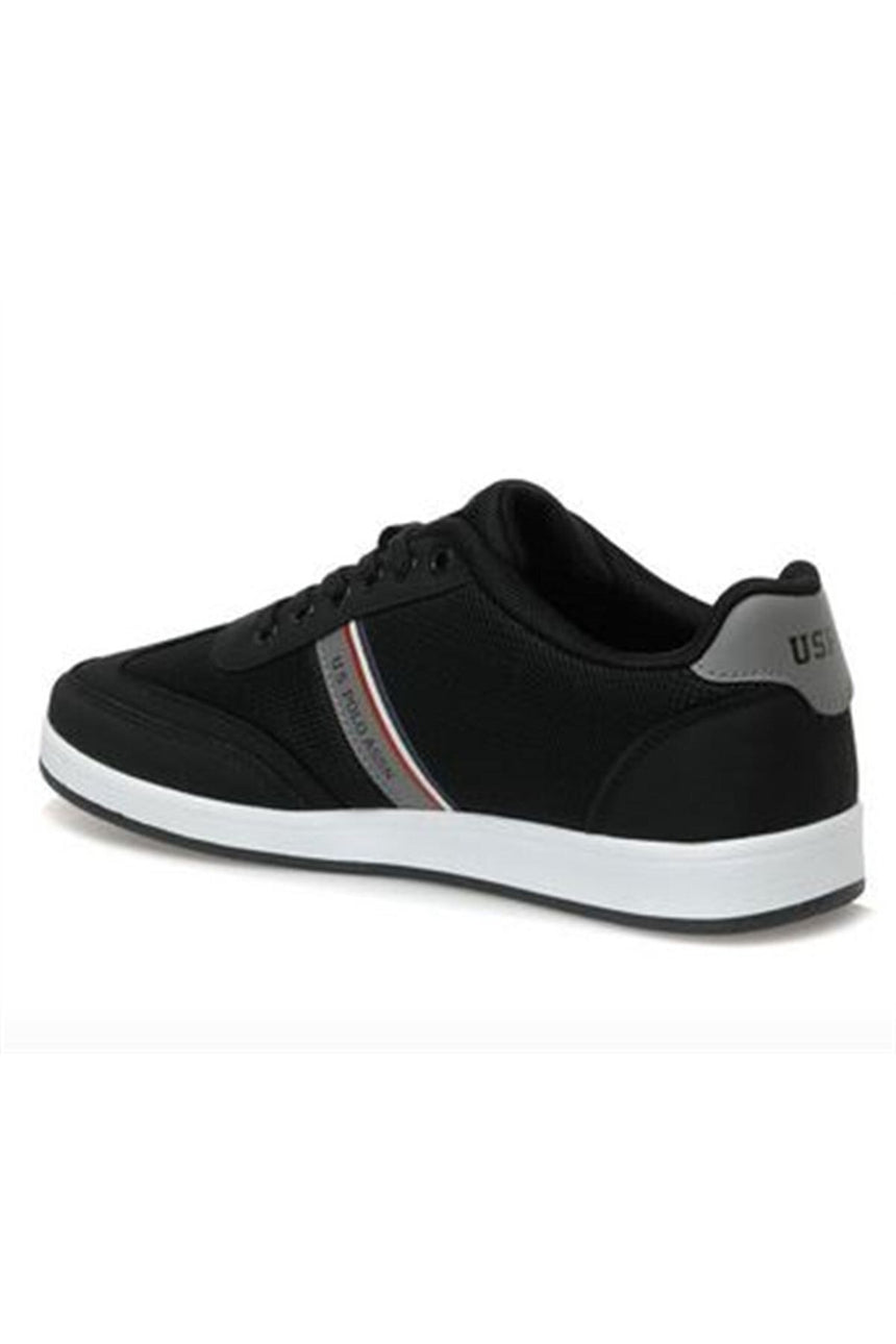 Us Polo Assn 3M Kares 3Fx Erkek Sneakers Siyah