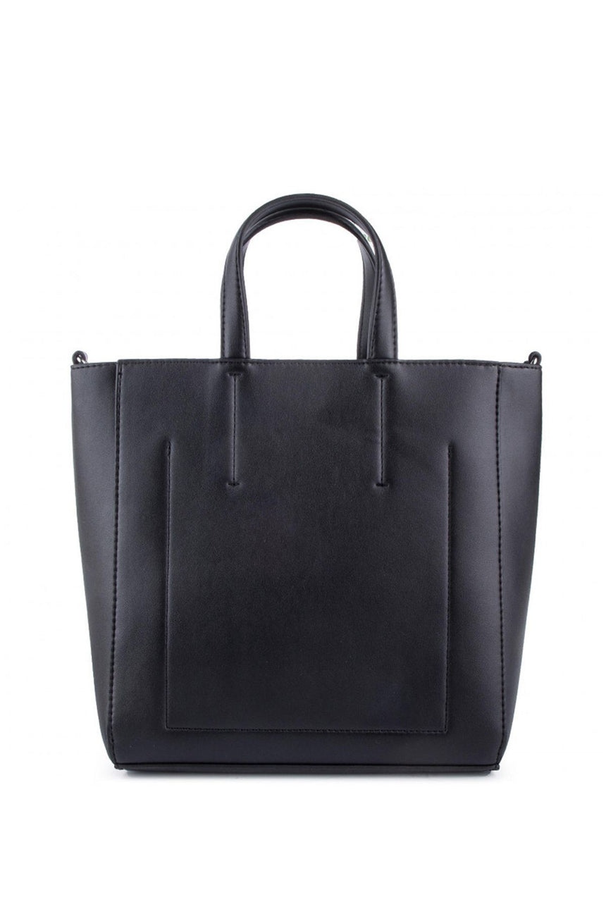 Calvin Klein Sculpted Monogram Mini Tote Kadın El Çantası Black