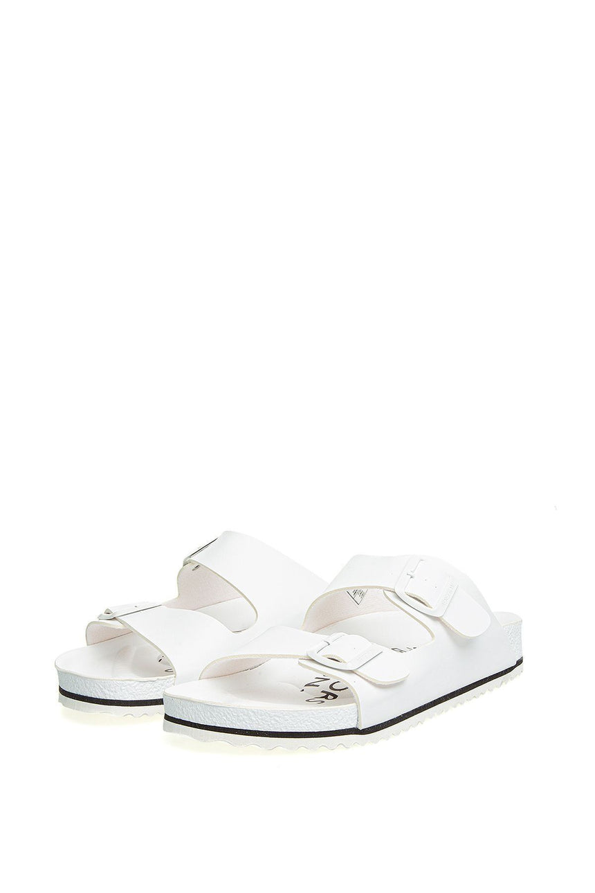 Benetton Bağcıklı Erkek Terlik Beyaz - Beyaz