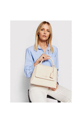 Calvin Klein Dressed Top Handle Bag Md Mono Kadın Askılı Omuz Çantası Sand Mono