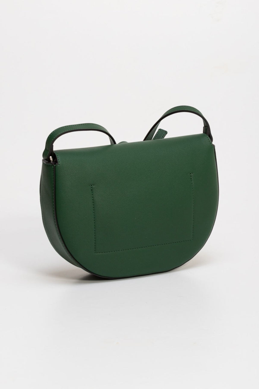 Calvin Klein Re-Lock Saddle Bag Çapraz Askılı Kadın Çantası Deep Forest