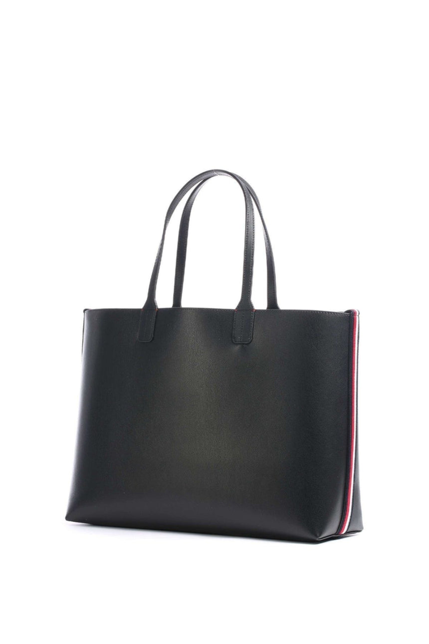 Tommy Hilfiger Iconic Tommy Signature Kadın El Çantası Black