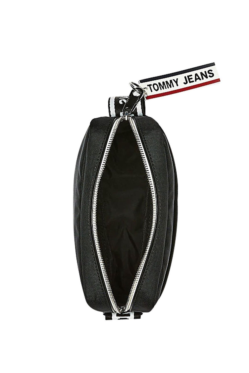 Tommy Hilfiger TJW Logo Tape Crossover NYL Çapraz Askılı Kadın Çantası Black