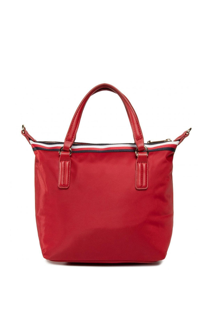 Tommy Hilfiger Poppy Small Tote Corp Kadın El Çantası Arizona Red