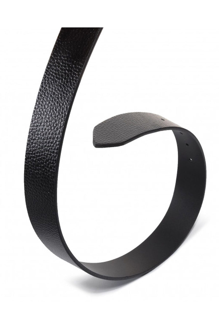 Calvin Klein 95cm 38 Inch Enamel Buckle Pebble Erkek Kemer Black