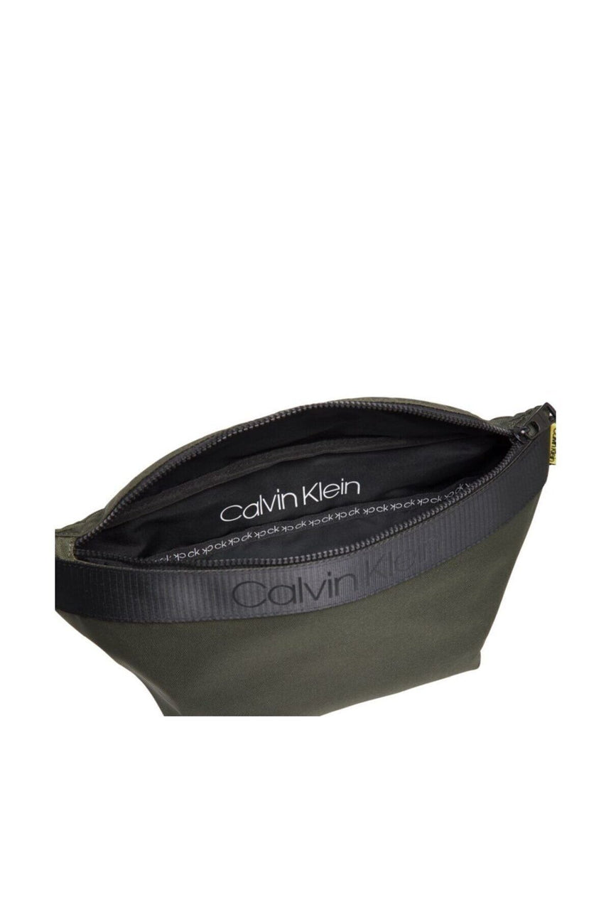 Calvin Klein Nastro Logo Erkek Bel Çantası Dark Olive
