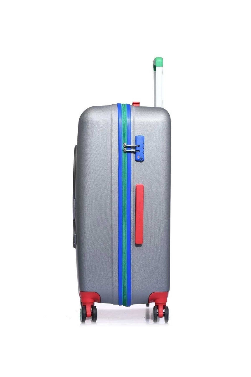 Benetton Büyük Boy 70 Cm Valiz Gri