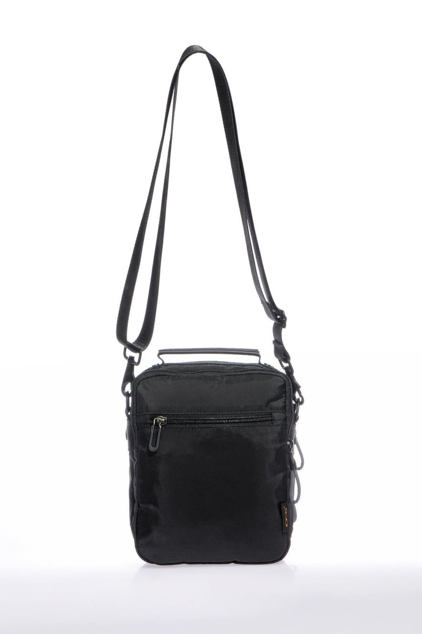 ÇÇS Çok Gözlü Organizer Çapraz Askılı Erkek Çantası Siyah