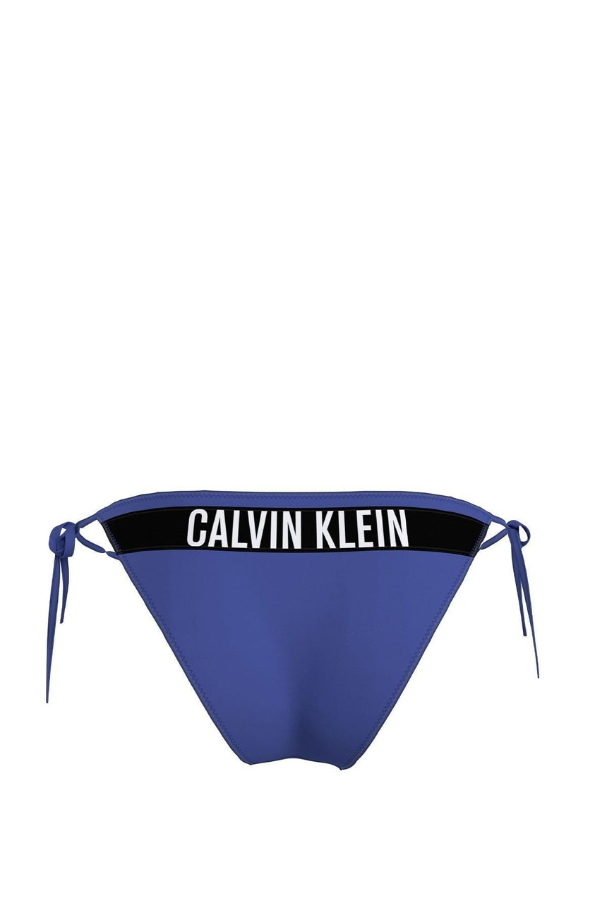Calvin Klein Arkasında Calvin Klein logolu İp Bağcıklı Kadın Bikini Altı