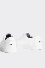 Tommy Hilfiger Corporate Leather Sneaker Erkek Sneakers White