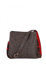 Benetton Mono Çapraz Askılı Kadın Çantası Platin - Siyah