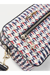 Tommy Hilfiger Iconik Tommy Camera Bag Kadın Omuz Çantası Blue Ink Monogram