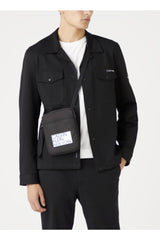 Calvin Klein Erkek Flatpack S Crossovers Çapraz Askılı Çanta CK Black