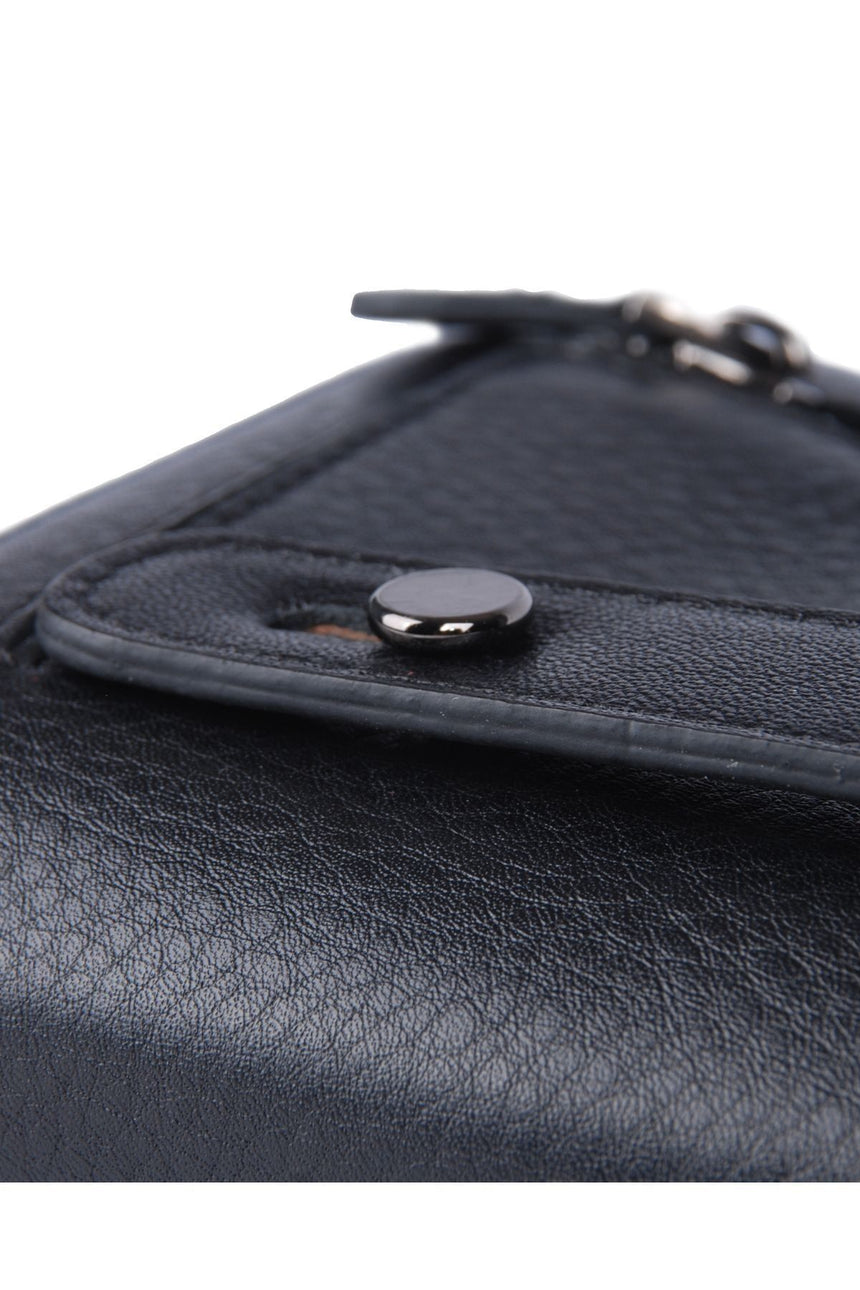 Grande Çok Gözlü Büyük Boy Kadın El Portföyü Siyah