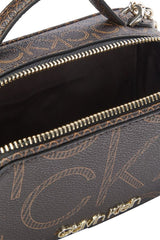 Calvin Klein Toberka Damska Çapraz Askılı Kadın Çantası Brown Mono