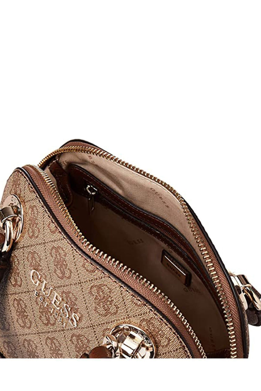 Guess Cathleen Small Dome Kadın El Çantası Brown
