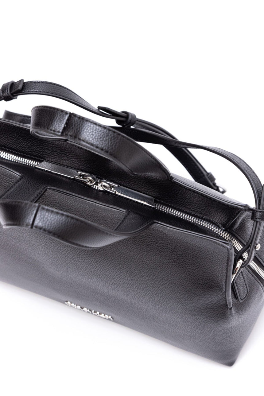 Calvin Klein Kadın W/Zip Md Tote Omuz Çantası CK Black