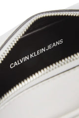 Calvin Klein Camera Bag Aop Çapraz Askılı Kadın Çantası Bright White