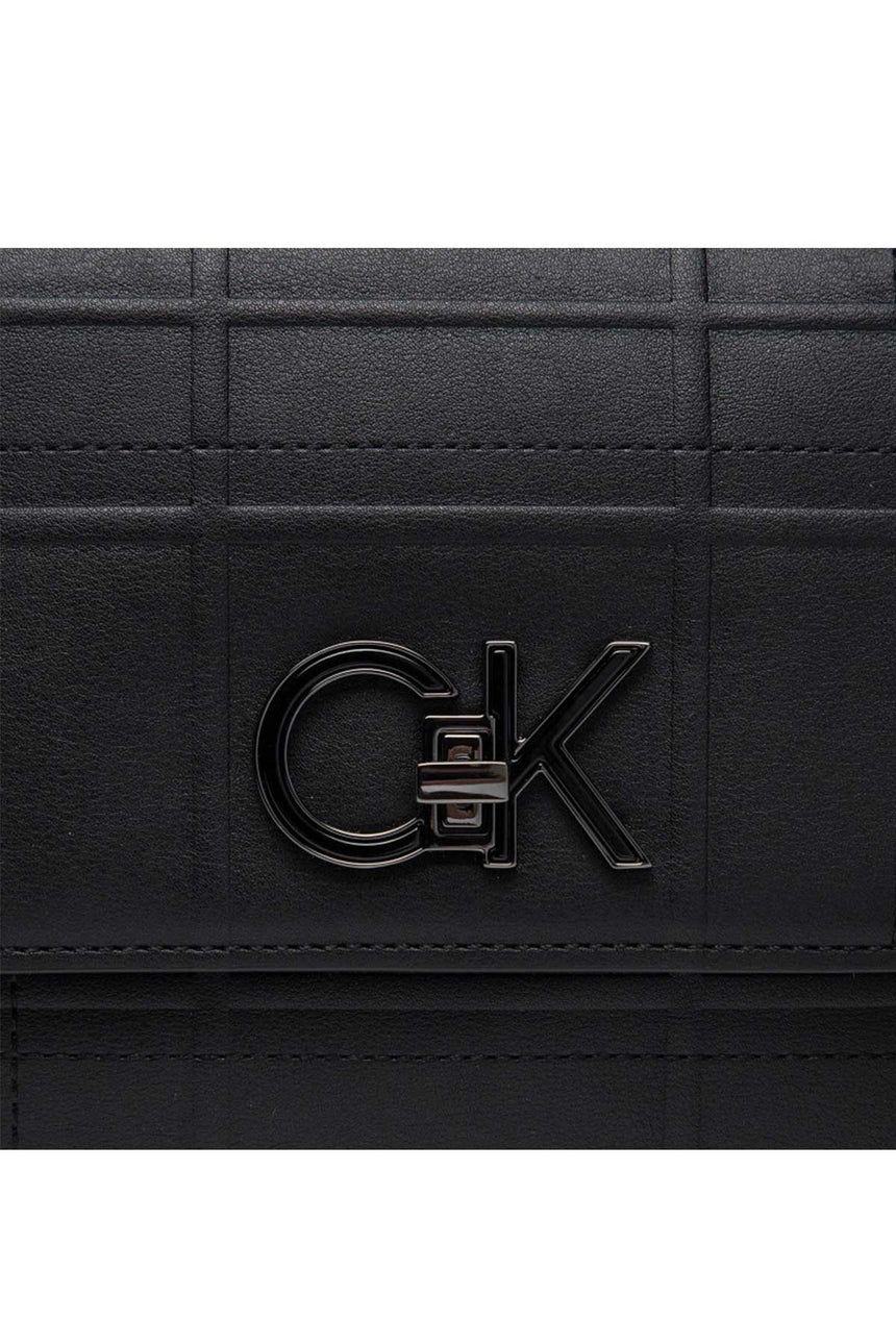 Calvin Klein Re-Lock Conv X Body Quilt Kadın Omuz Çantası CK Black