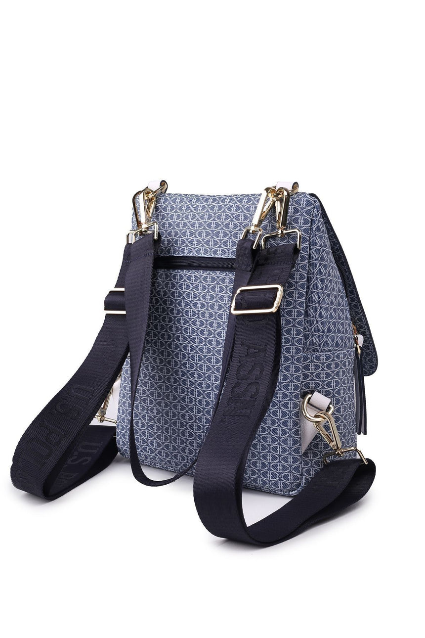 U.s Polo Assn. Kadın Sırt Çantası Denim - Beyaz