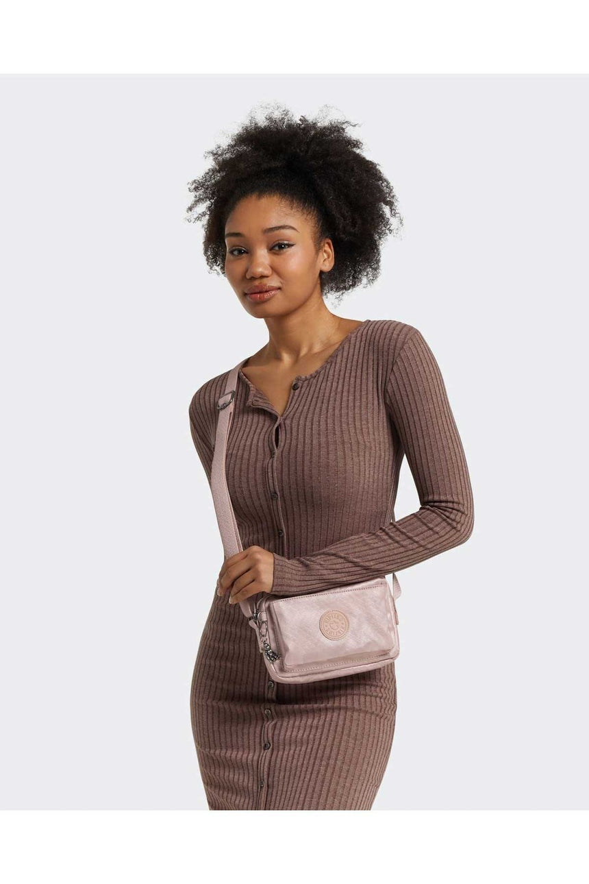 Kipling Abanu S Crossbody Pink Flow Emb