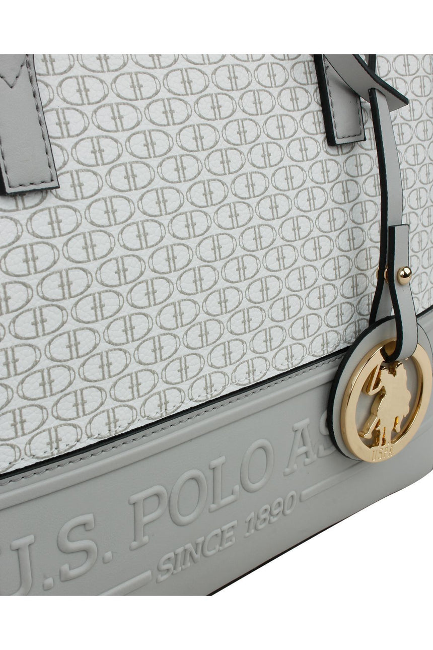 U.s Polo Assn. Kadın Omuz Çantası Y.Beyaz - Gri