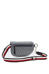 Tommy Hilfiger Iconic Tommy Bumbag Monogram Kadın Bel Çantası Blue Ink
