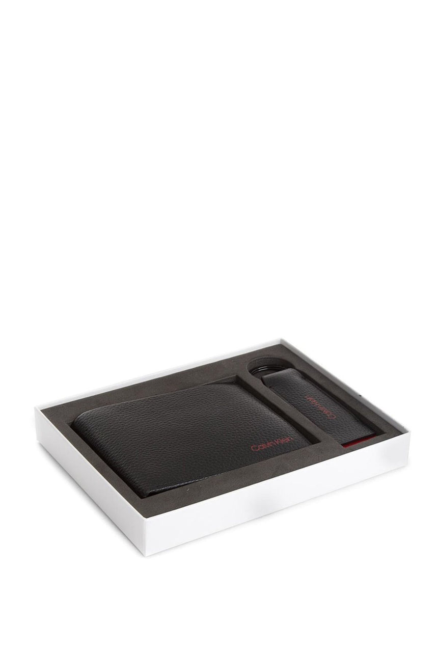 Calvin Klein Pebble Edge Giftbox Erkek Cüzdanı Black