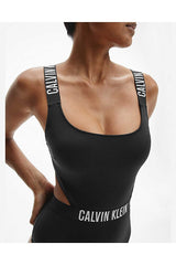 Calvin Klein Cut Out Kadın Mayo Pvh Black