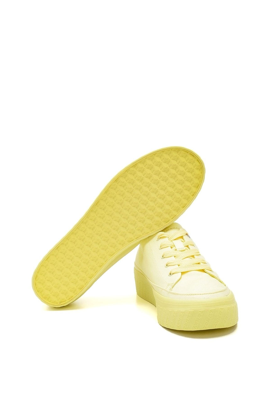 Tommy Hilfiger Kadın Monochromatic Sneakers Lemon Twist