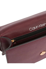 Calvin Klein Flap Shoulder Bag Md J Çapraz Askılı Kadın Çantası Cognac Mix