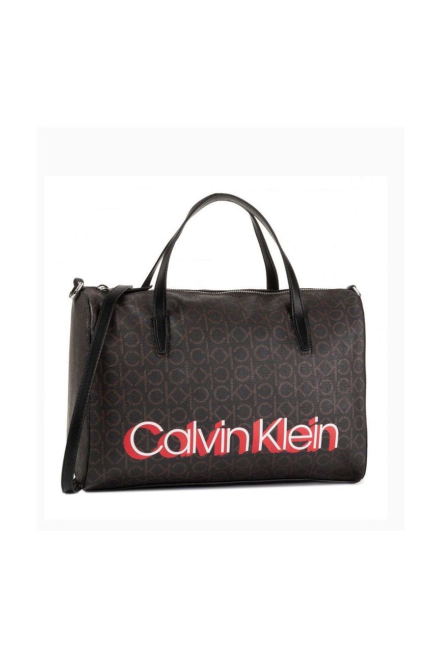 Calvin Klein Monogram Duffel Brown Mono