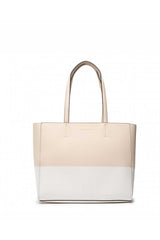 Calvin Klein Sculpted Shopper Kadın Omuz Çantası Tuscan Beige / White