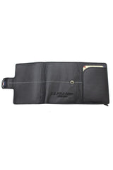 Us. Polo Assn Kartlık Mekanizmalı Erkek Cüzdanı Siyah