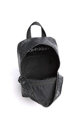Calvin Klein Round Bp W/Pckt Erkek Sırt Çantası Black Mono