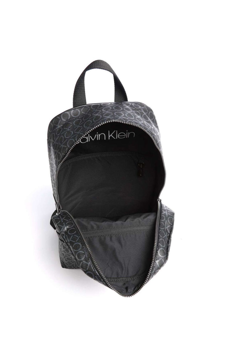 Calvin Klein Round Bp W/Pckt Erkek Sırt Çantası Black Mono