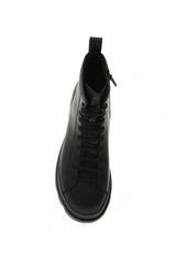 Camper Hakiki Deri Brutus Fermuarlı Erkek Bot Siyah