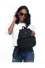 Benetton Kapaklı Mini Sırt Çantası Siyah