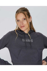 Calvin Klein Hoodie Kadın Sweatshirt Black