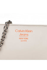 Calvin Klein Sculpted Soulder Pouch Beige