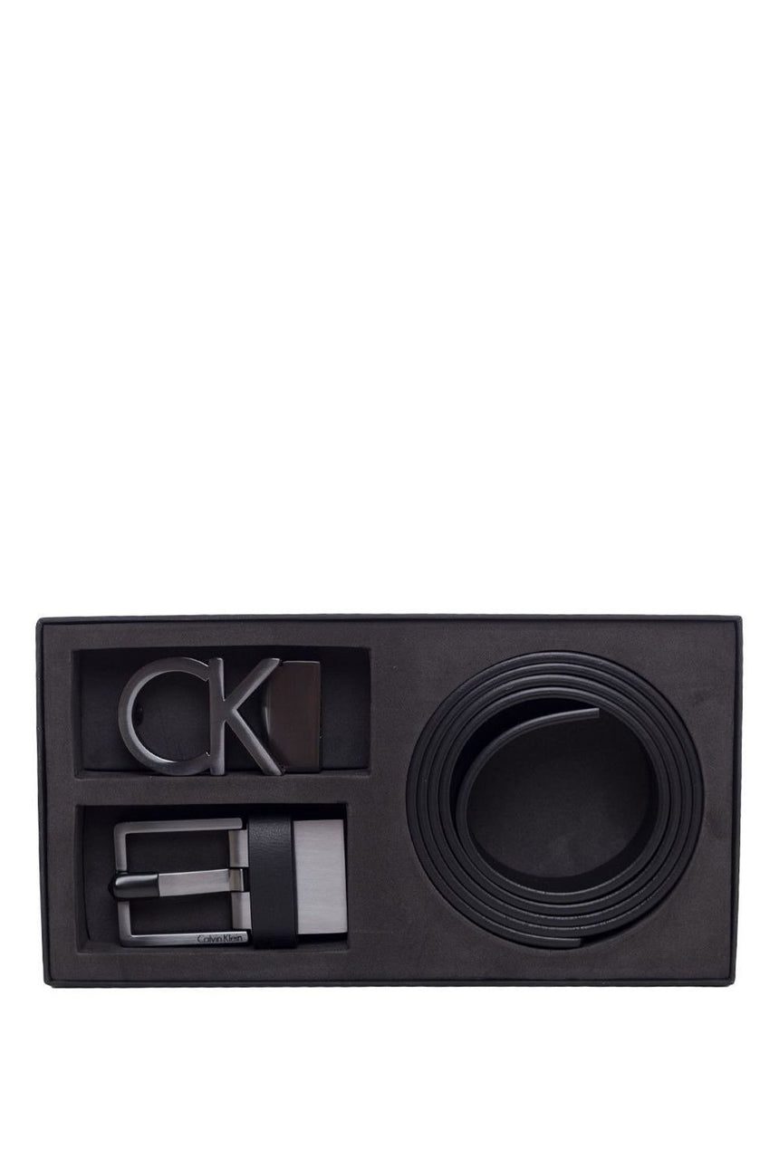 Calvin Klein Ck Giftset 95 cm Erkek Kemer Black