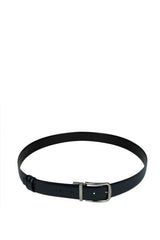 Axpe 3,5 Cm Çift Taraflı Deri Kemer Siyah - Lacivert