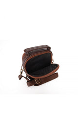 Us Polo Assn Çapraz Askılı Çanta Kahve