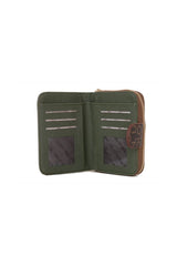 Benetton Logo Baskılı Small Kadın Cüzdanı Kahve- Haki