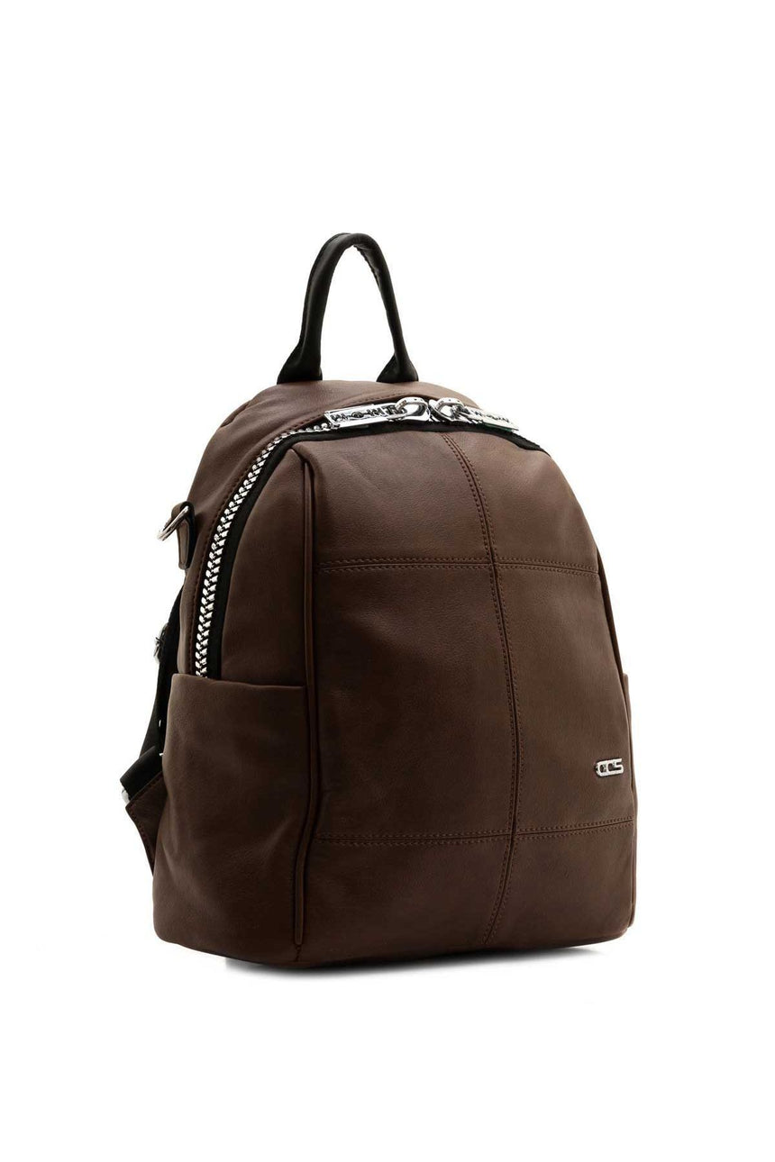 ÇÇS Kadın Sırt Çantası Kahve