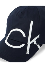 Calvin Klein Oversized Logo Erkek Şapka Ck Navy