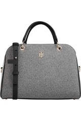 Tommy Hilfiger Th Essence Duffle Melton Kadın El Çantası Concrete Grey